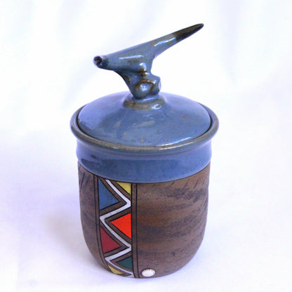 AfroLux Cylindrical Jar