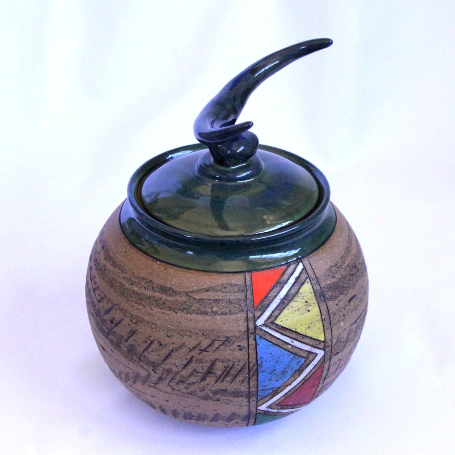 Afro Spherical Jar
