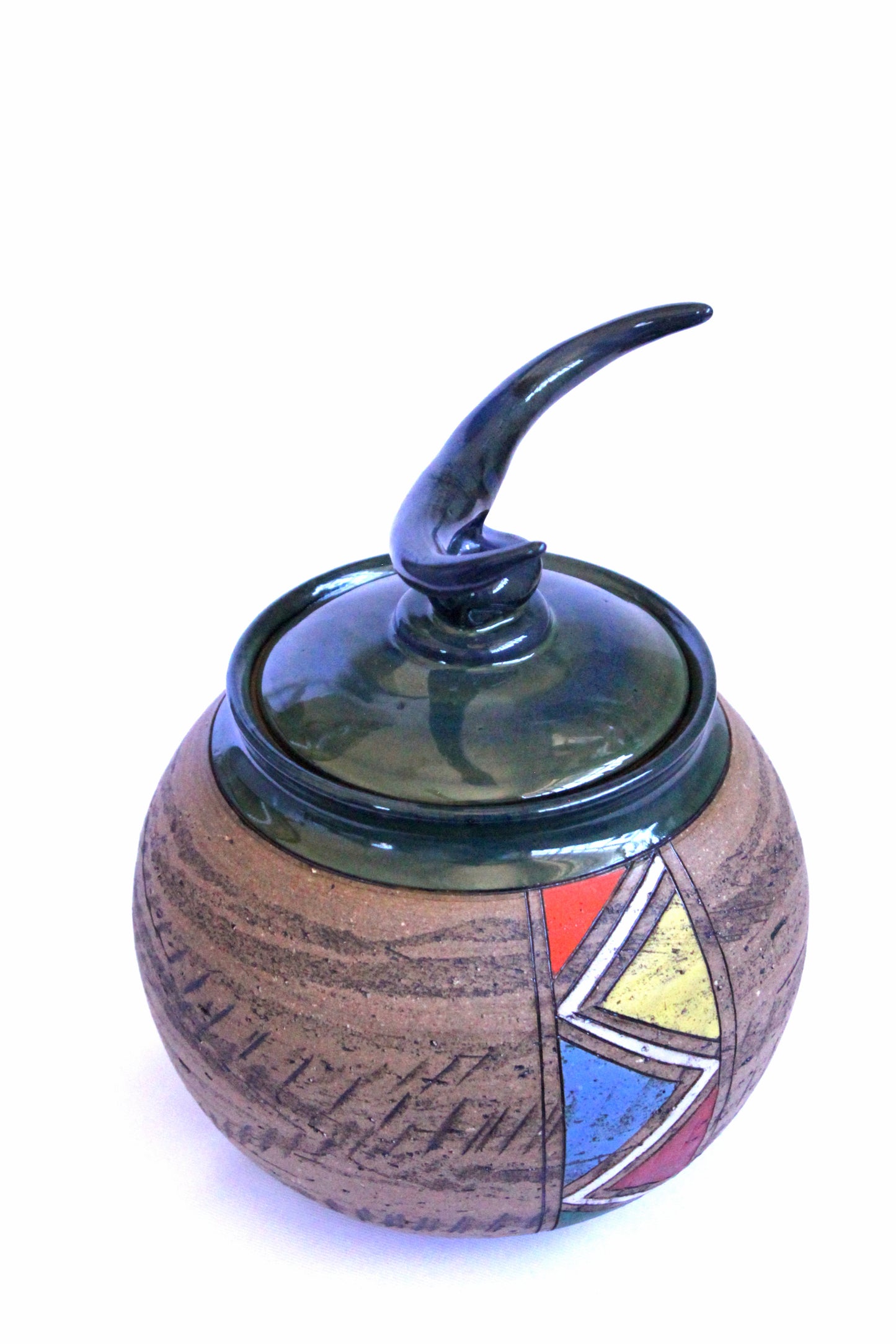 Afro Spherical Jar